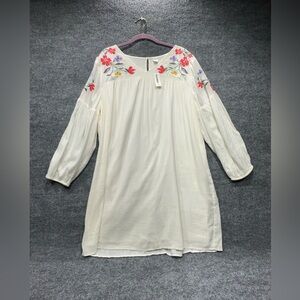 Old Navy Embroidered Floral Swing Dress PY0101